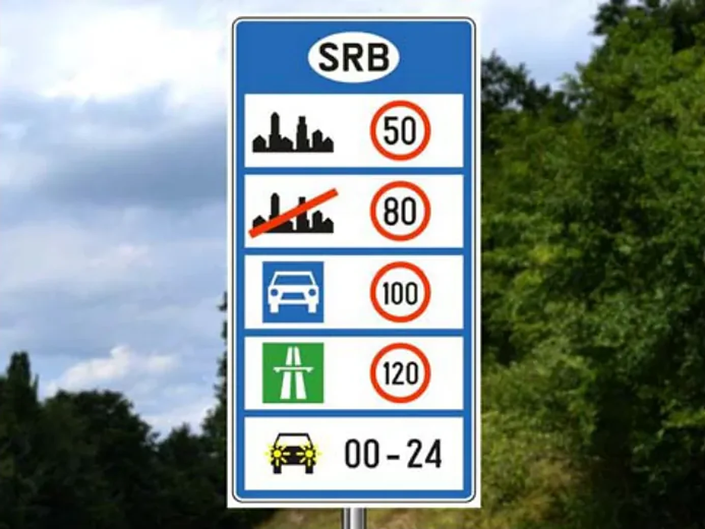 Saobraćajni znak prikazan na slici označava: