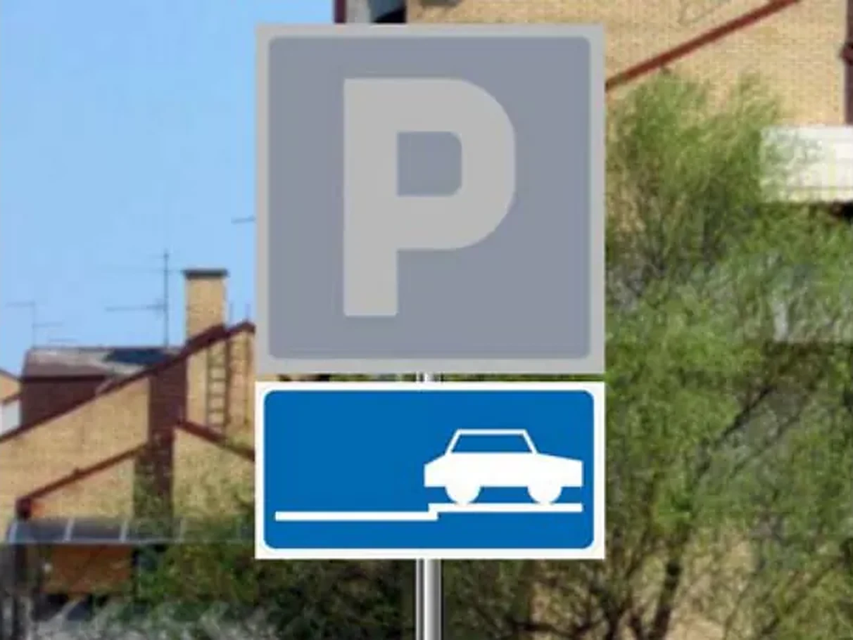 Dopunska tabla prikazana na slici, postavljena uz saobraćajni znak „Parkiralište”, označava: