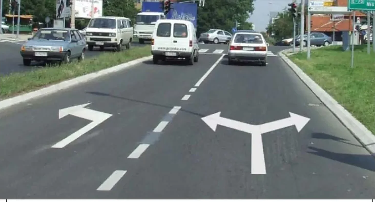 Oznake prikazane na slici („Strelice“) služe za: