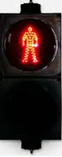 Svetlosni saobraćajni znak prikazan na slici označava: