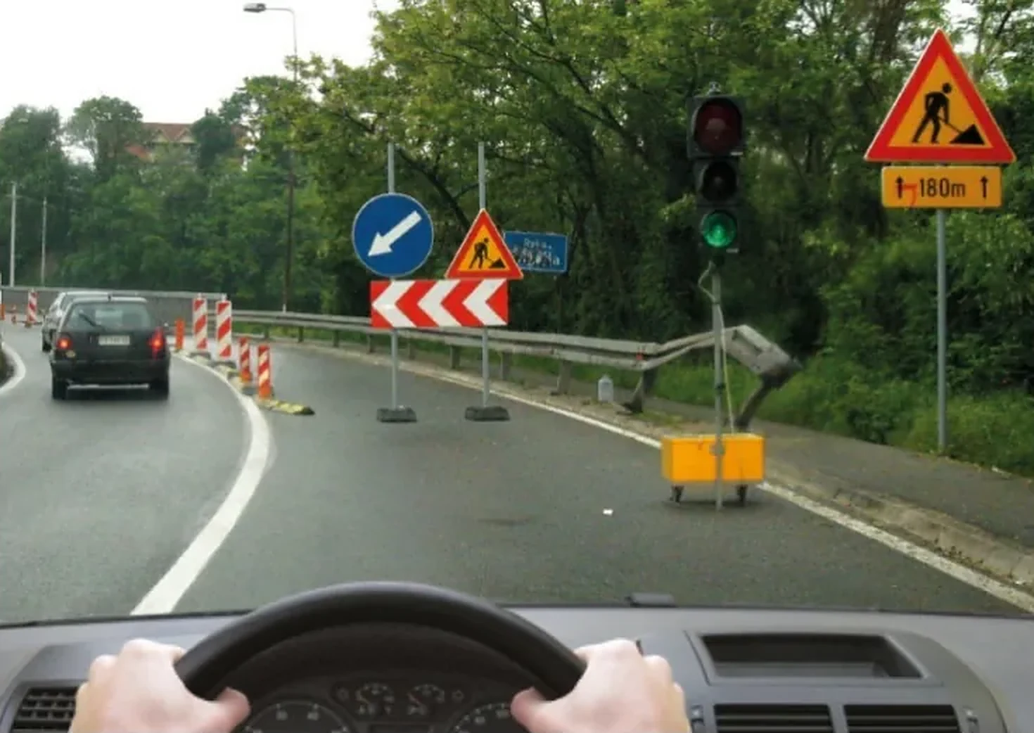 U situaciji prikazanoj na slici postavljena oprema označava:
