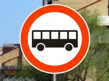 put, odnosno deo puta na kome je zabranjen saobraćaj za autobuse